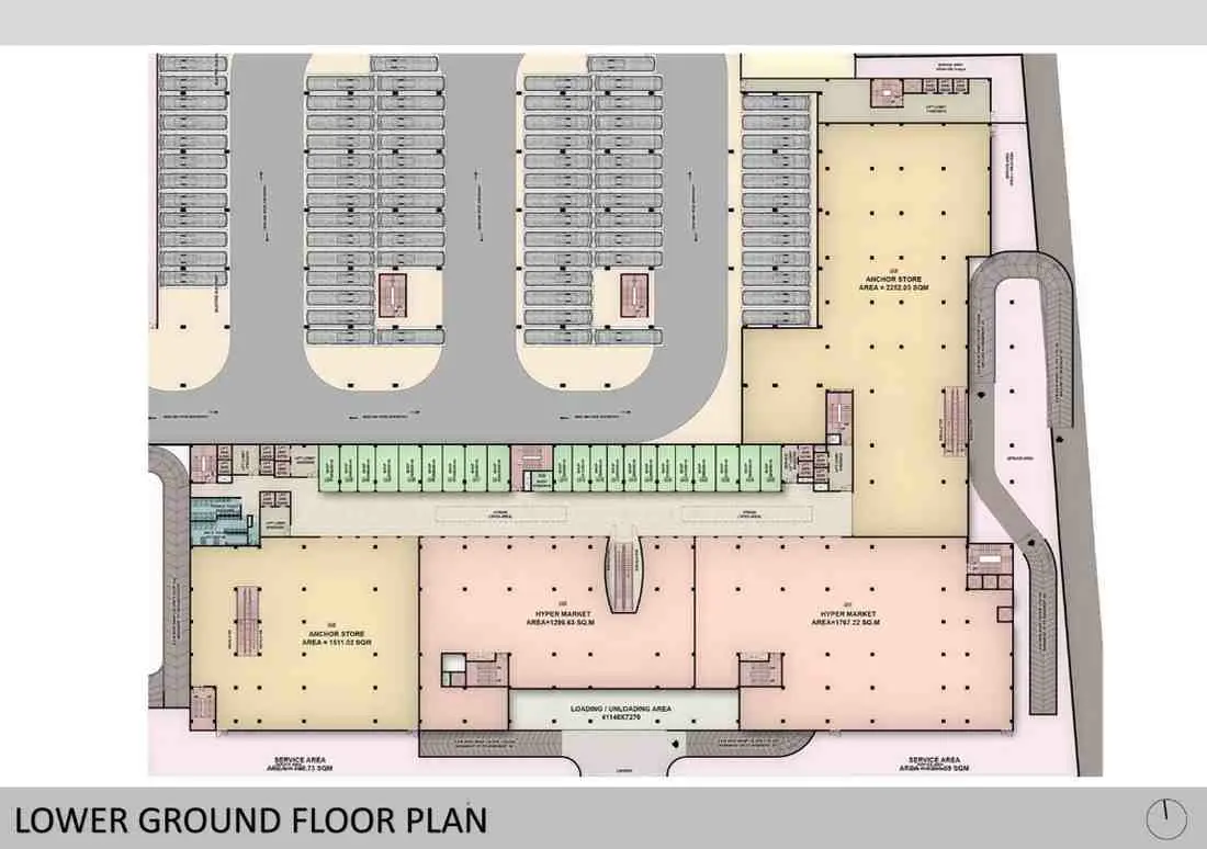 Omaxe Courtyard Floor Plan